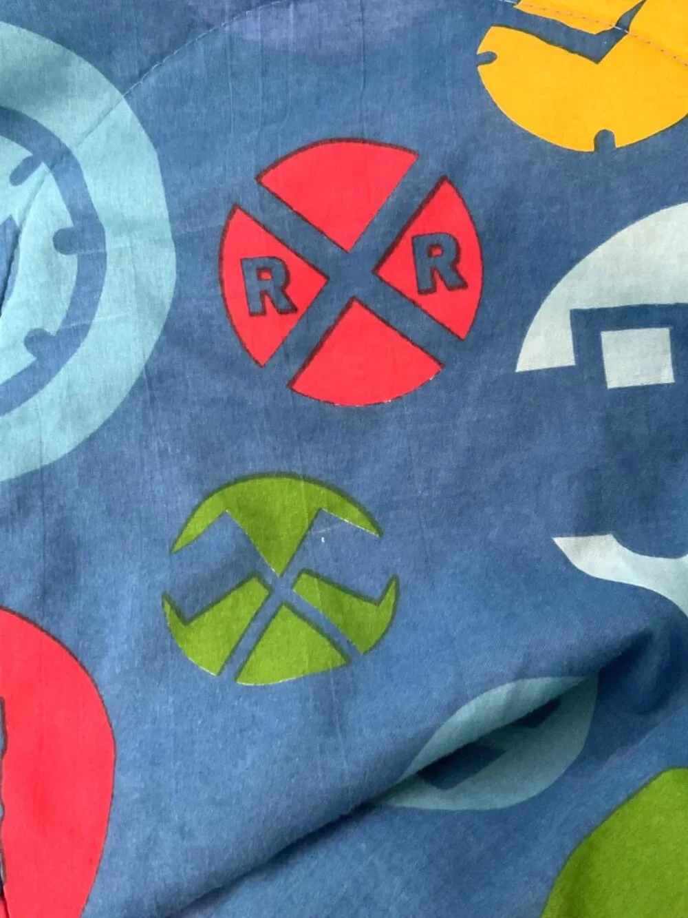 VINTAGE THOMAS & FRIENDS TODDLER COMFORTER BLANKET BY JAY FRANCO & SONS Y2K TRAI